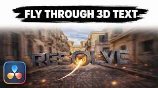 DaVinci Resolve 18.6 Simple fly through effect.
