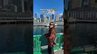 A MUST when visiting Seattle, Washington! ☔️⛴️ #seattle #ferry #travel #tips