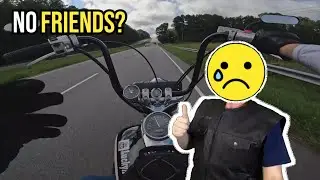 I Usually RIDE ALONE on my Honda Shadow 750!