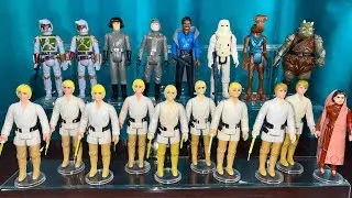 Vintage Kenner Star Wars Figure Collection: Country of Origin Scars and Raised Bars
