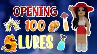OPENING 100 LURES | ADOPT ME