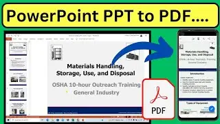 how to convert PowerPoint presentation into pdf file? how to convert ppt into pdf in laptop? pdf?