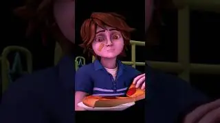 FNAF SECURITY BREACH Try Not To Laugh Gregory eats pepperoni pizza