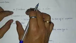 Function & Procedure in VHDL || VLSI || Unit 1 Ch.4