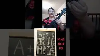 Азбука аккордов на укулеле: A+5 