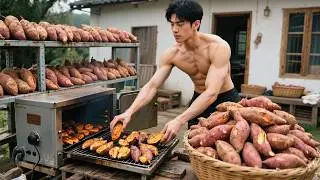 Traditional Method: Crafting Handmade Sweet Potato Noodles With Time-Honored Rural Techniques!