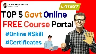 FREE Courses TOP 5 Govt Websites for ALL 