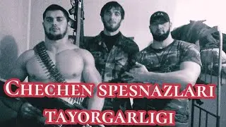Chechen maxsus qurolli kuchlari tayorgarligi.