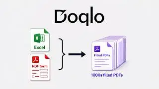 Fill 1000s of PDF Forms from Excel in Minutes | Doqlo Bulk Fill
