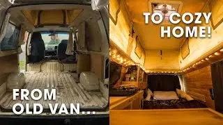 Van Life Tour: I Converted an Old Van into my Full Time Home and Office!
