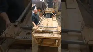 Small shop slab flattening router sled.