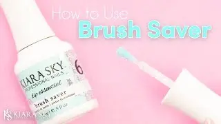 ‼️How to Use: Kiara Sky Brush Saver ✨ Dip Powder Tutorial 💅🏼 Quick Nail Tip