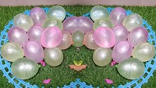water balloon pop! water balloon pop#balloon #water #experiment