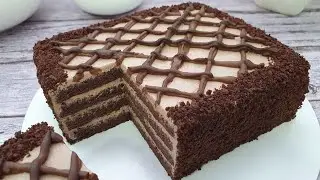 NOT AN ONE gram of FLOUR! Chocolate cake gluten free, butter free, sugar free