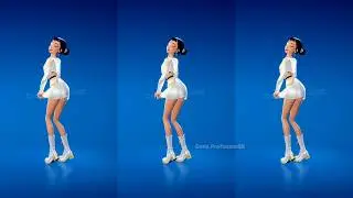 Fortnite Just a Girl Emote With Golden Zoey Skin Thicc 🍑😜😍