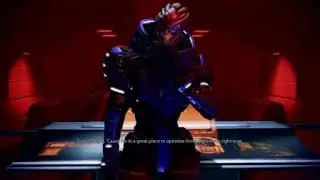 Garrus blowing off steam