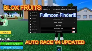 Blox Fruits Script + Auto Fast Farm +  Mastery | AUTO RACE V4 HACK SCRIPT Updated 2023.