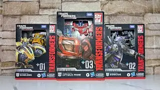 Transformers War For Cybertron Studio Series Gamer Edition Wave 1 Unboxing ASMR