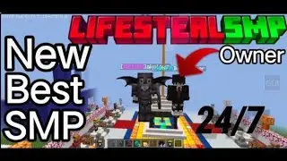 Best Public LIFESTEAL SMP For Mnecraft PE 1.20+ | JAVA+PE | How To Join 24x7 SMP In MCPE 1.20+