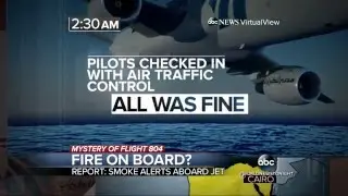 EgyptAir Flight 804 Sent Data Suggesting Smoke, Fire Before Disappearance