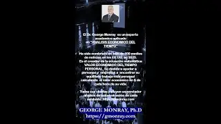 Presentacion George Monray Eonomia Aplicada a tu tiempo de vida
