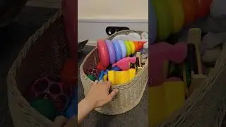 Вторая жизнь бумажной люльки. #recycling #kids #storage
