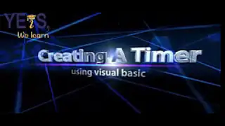How to create Timer using Visual Basic