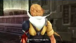 Dissidia Cutscene 48 (English Dubbed): Tidus Hates Jecht