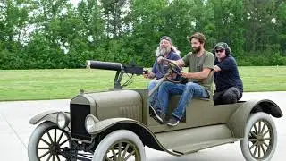 Browning Machine Gun WW1 Scout Car