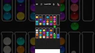 ball sort color puzzle game level 239 | ball sort color puzzle level 239