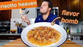 This Sausage and Pepper RISOTTO is Heaven in Your Mouth