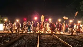 ಕಬಕ ಪುತ್ತೂರು ರೈಲು ನಿಲ್ದಾಣದ ಮೂಲಕ ಹಾದುಹೋದ ಶ್ರೀ ಮಹಾಲಿಂಗೇಶ್ವರ ದೇವರ ಪೇಟೆ ಸವಾರಿ