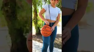 She ruined my ball 🏀 to make a new bag 😫😭