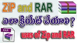 How to Create Zip and Rar Files in Computer? | What are the Uses of Zip and Rar Files? | Net India
