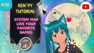 Interactive Map in Ren'Py - Easy Tutorial for Visual Novels