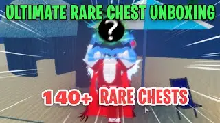 THE ULTIMATE RARE FRUIT CHEST UNBOXING (140+ CHESTS AND 4X LOGIA) | GPO
