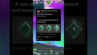 New Rank on Valorant 