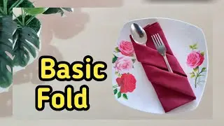 Basic Folding Napkin Pouch | Lipat Dasar Serbet Kantong