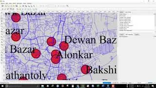 Study Area Map in  QGIS