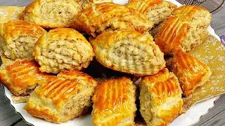Печенье ГАТА - Супер быстрый и вкусный рецепт из слоёного теста!!!!