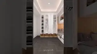 dekorasi kamar sempit untuk orang tua dan anak yang cukup 4 orang sekaligus #desainkamar #shorts