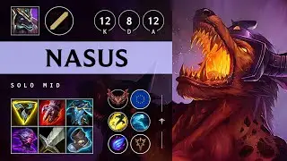 Nasus Mid vs Syndra: Triple Kill, Unstoppable - EUW Grandmaster Patch 14.21