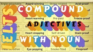 Compound Adjectives in English With Noun | Learn Advanced English  Vocabulary 