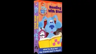 Opening to Blue's Clues: Reading With Blue 2002 VHS