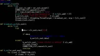 client server chat application