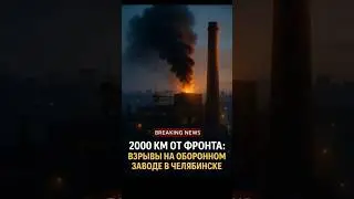 2,000 km from the front: explosions at a defense plant in Chelyabinsk