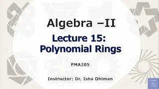 Lecture 15 Polynomial rings