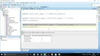 Oracle SUBSTR and INSTR example