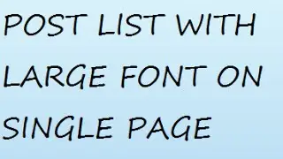 INDIAN POST LOT REPORT IN ONE PAGE WITH LARGE FONT
