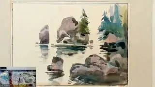 How to Paint Reflections in Watercolor